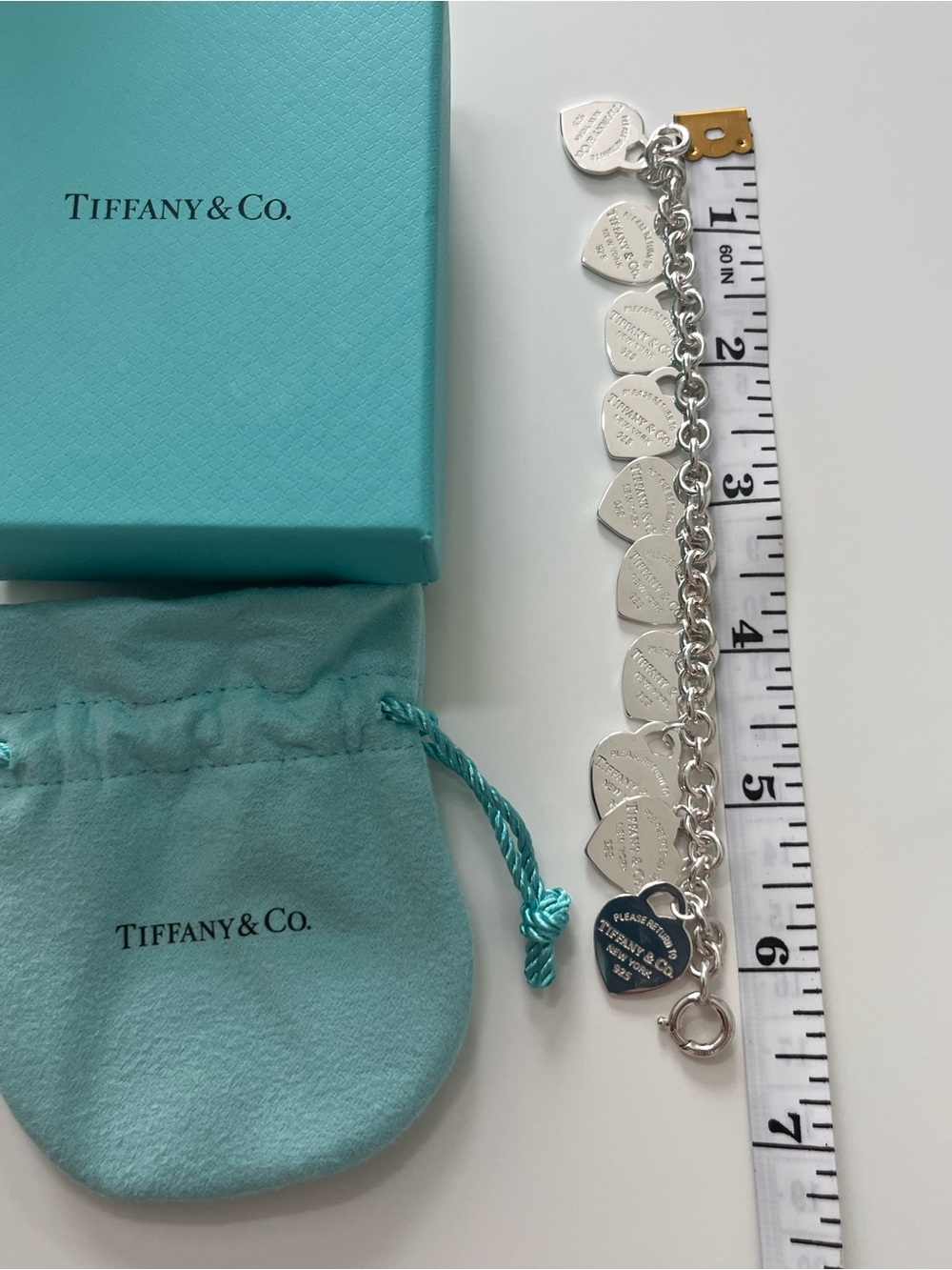 Tiffany & Co. Return to Tiffany Multi Small Heart Bracelet in Sterling Silver - Picture 3 of 4